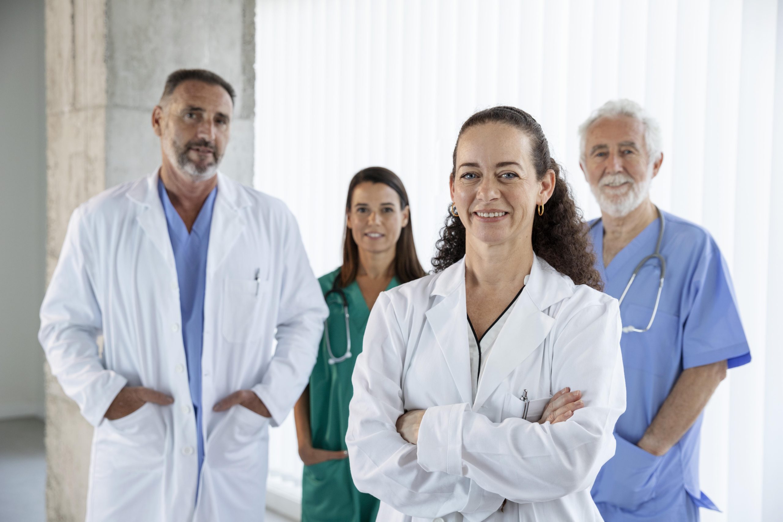 close up medical team ready work scaled